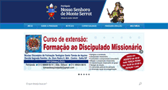 Desktop Screenshot of paroquiamonteserrat.com.br